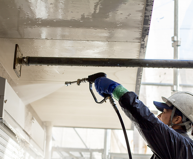 外壁手洗い洗浄